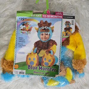 NWT Infant 12-18mos Blue Monster Costume, Unisex